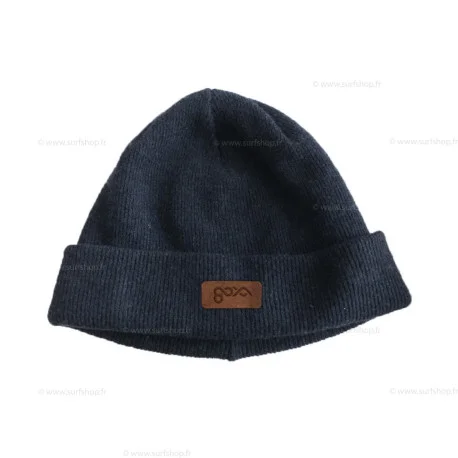 Casquette et bonnetGoya Wool beanie leather black 2026