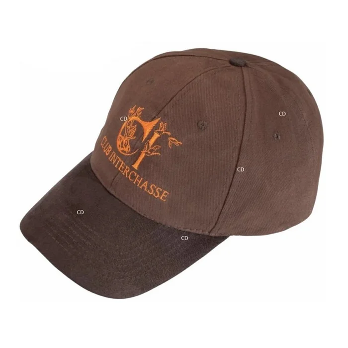 Casquette Homme Base Ball Club Interchasse Eddy Marron Orange