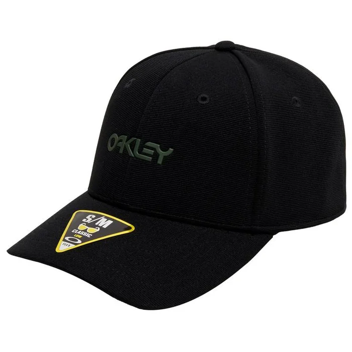 Casquette Oakley 6 Panel Stretch Metallic Hat Blackout