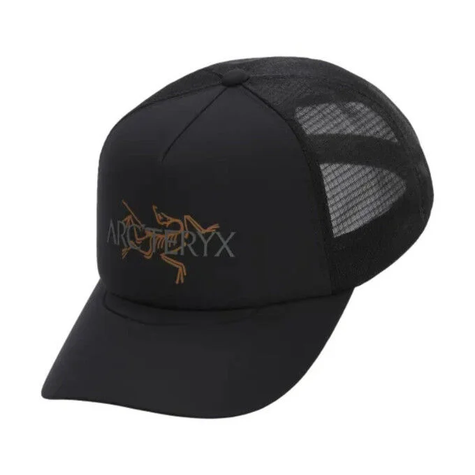 Casquette trucker Arc&rsquo;Teryx Bird Word – 24K Black