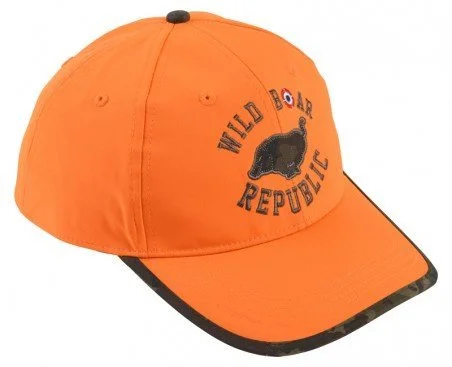 Casquette Wild Boar Republic orange PERCUSSION