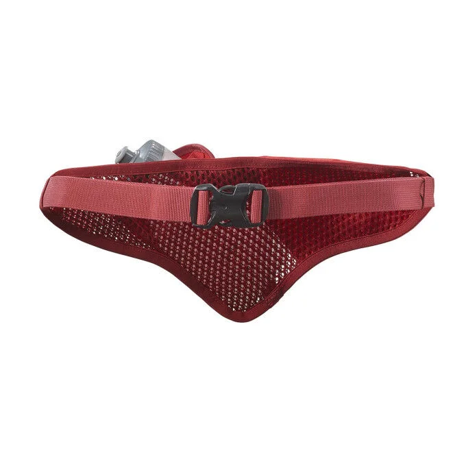 Ceinture d’hydratation unisexe Salomon Active Belt – Rouge High Risk / Rouge Dahlia – Image 2