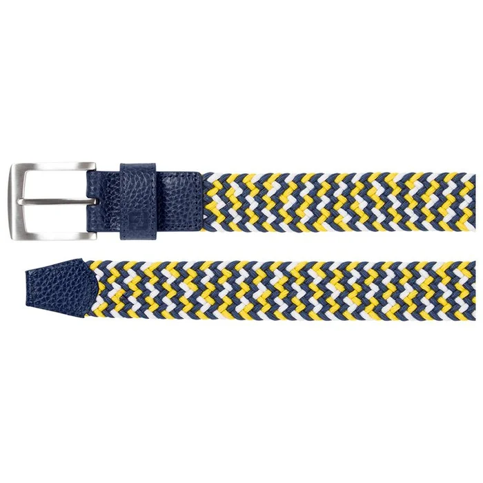 Ceinture Footjoy Braided Belt Navy White Taxi