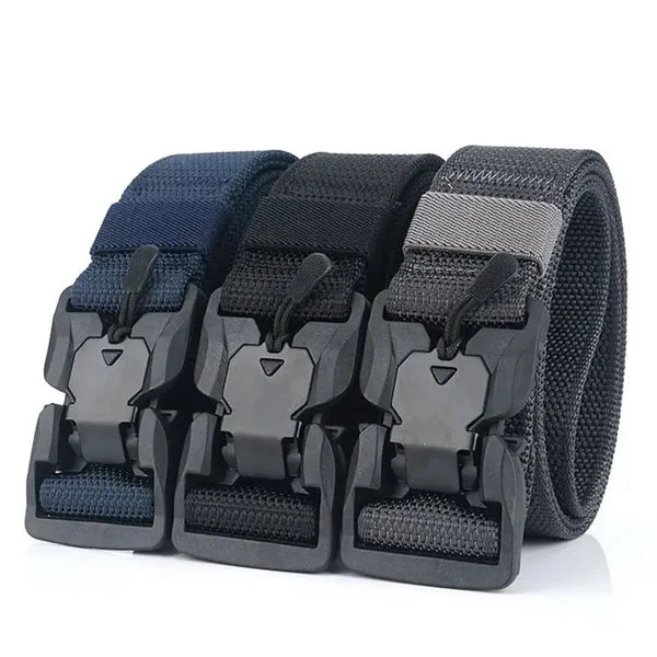 CEINTURE MILITAIRE AVEC BOUCLE MAGNÉTIQUE