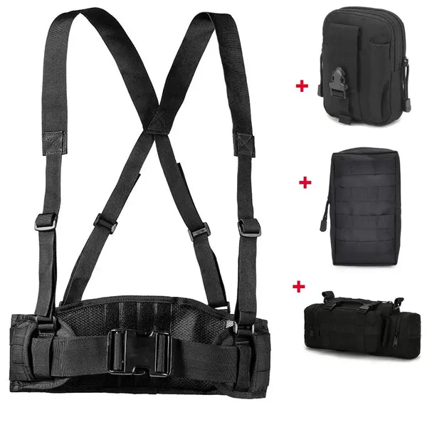 CEINTURE MILITAIRE AVEC EQUIPEMENT MILITAIRE