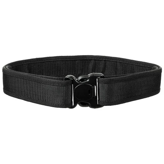 Ceinture « Security » MFH, nylon noir, 5,5 CM, longueur réglable jusqu&rsquo;à 110CM
