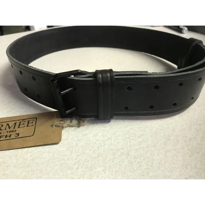 Ceinturon Modèle 1945 en cuir Noir