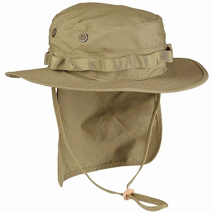 Chapeau de brousse avec protège-nuque Ripstop