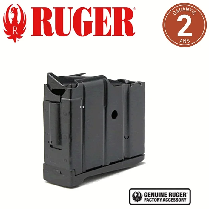 Chargeur 5 Coups Pour Carabine Ruger K-Mini 14 Calibre 222 Rem