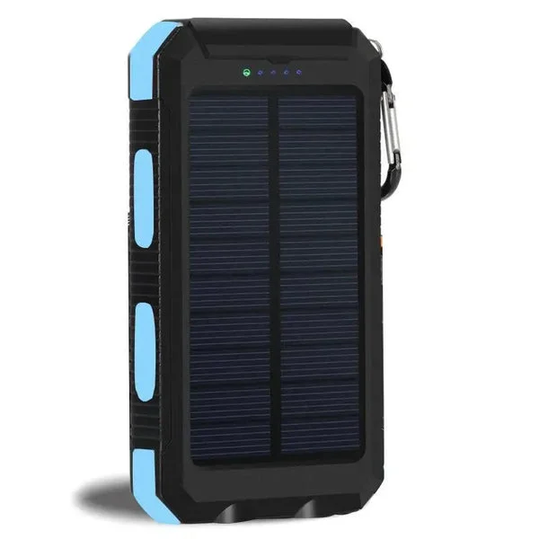 CHARGEUR SOLAIRE – CHARGEUR AVEC LAMPE D’ECLAIRAGE