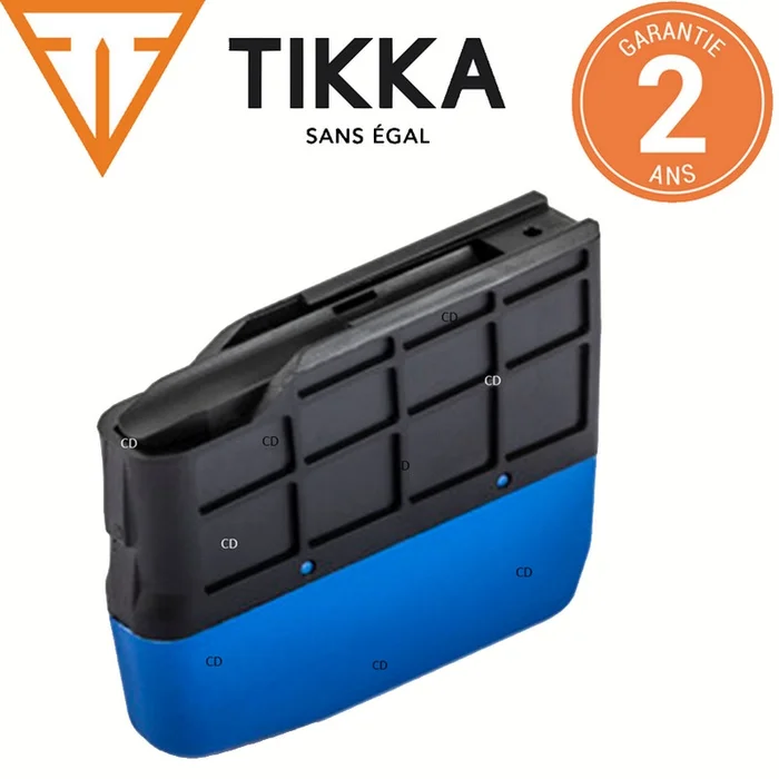 Chargeur Tikka Bleu 5 Coups Pour T3 Calibre 308 Win