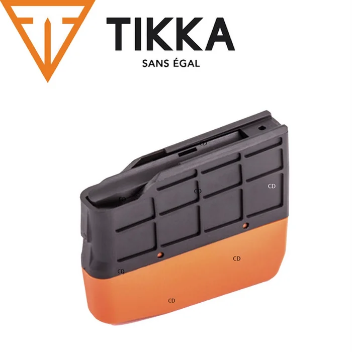 Chargeur Tikka T3 Et T3x 5 Coups Talon Orange 243 Win, 308 Win Et 7-08 Rem