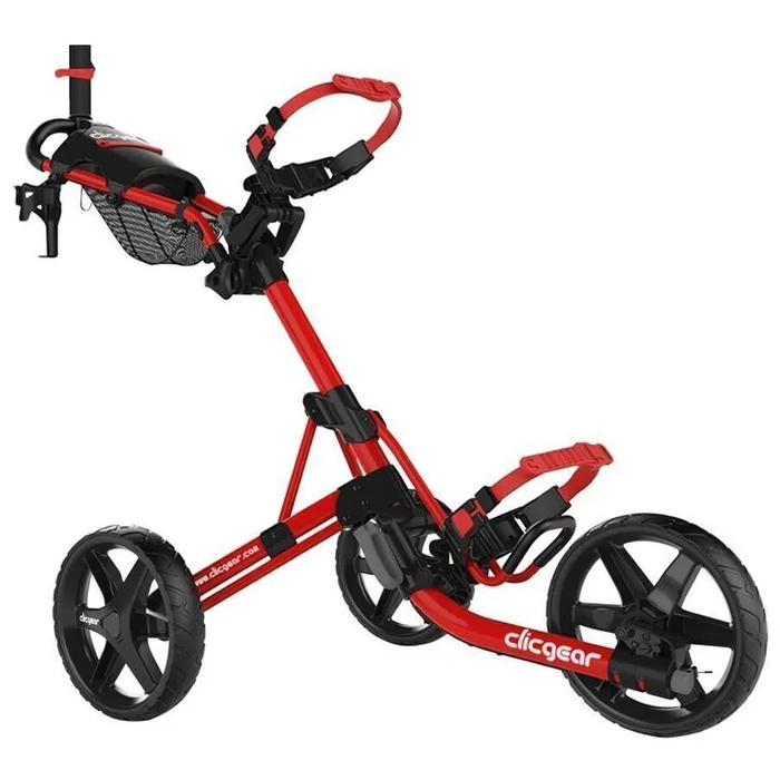 Chariot manuel 3 roues ClicGear Model Manuel 4.0 Rouge