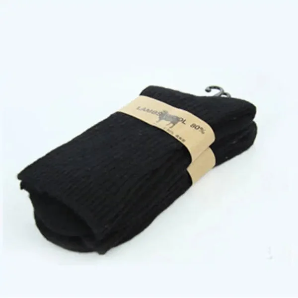 CHAUSSETTE MILITAIRE – LAINE NOIR