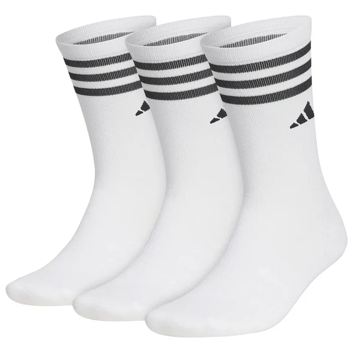 Chaussettes adidas 3 Pk Crew White