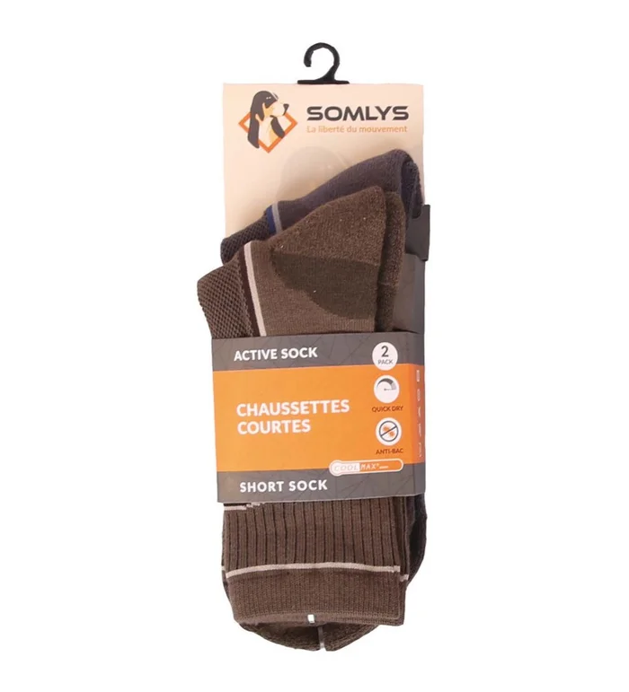 Chaussettes Coolmax Lot de 2 Somlys