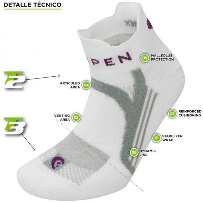 CHAUSSETTES FEMME LORPEN T3 RUNNING PRECISION FIT ECO W