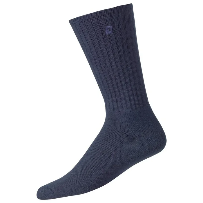 Chaussettes Footjoy ComfortSof Crew 3 Paires Navy