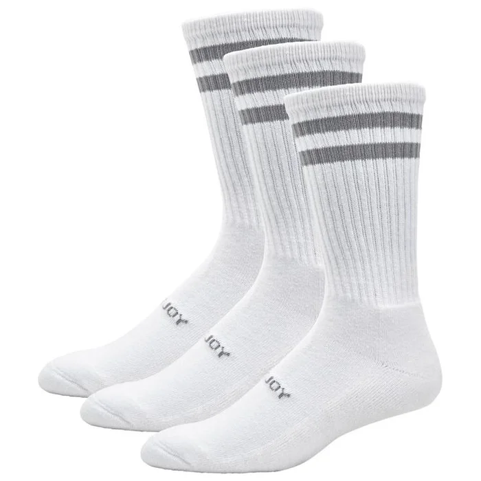 Chaussettes Footjoy Comfortsof Crew 3 Pairs White