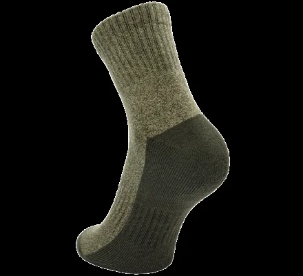 Chaussettes mi-molet en chanvre verte DEERHUNTER – Image 2