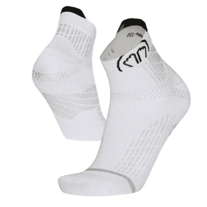 Chaussettes running SIDAS Run Anatomic Ankle – Blanc – Image 2