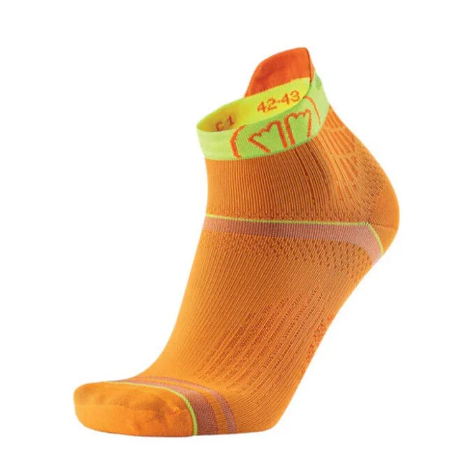 Chaussettes running SIDAS RUN FEEL – Mangue / Jaune