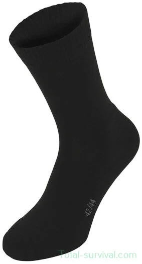 Chaussettes trekking MFH, « Merino », noir