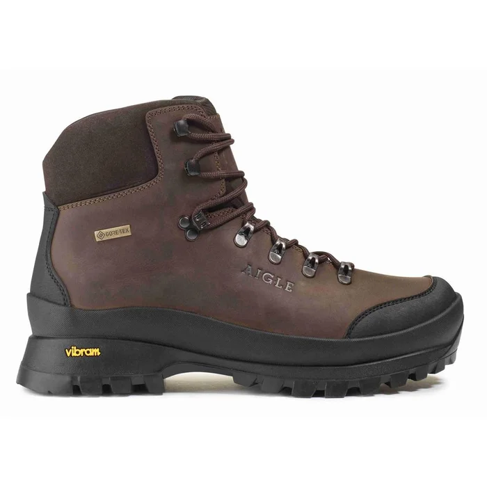Chaussures Aigle Muntagna GTX Marron – Imperméables et Respirantes – Confort et Protection Optimale