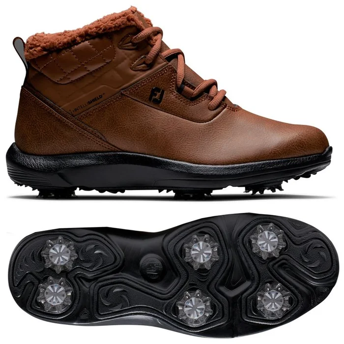 Chaussures avec crampons Footjoy Women’s Stormwalker Brown