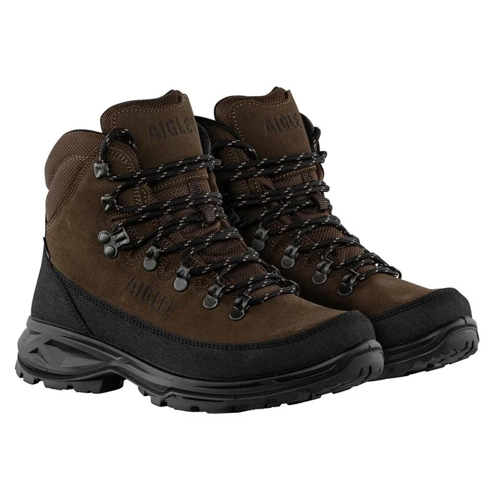 Chaussures de Chasse Aigle Bakke GTX Marron – Imperméables et Respirantes – Confort et Protection Optimale