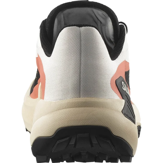 Chaussures de trail femme Salomon GENESIS – Corail fusion / Peche tendre / Noir – Image 4