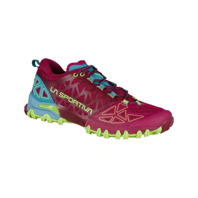Chaussures de trail La Sportiva BUSHIDO II WOMAN Red Plum/Topaz