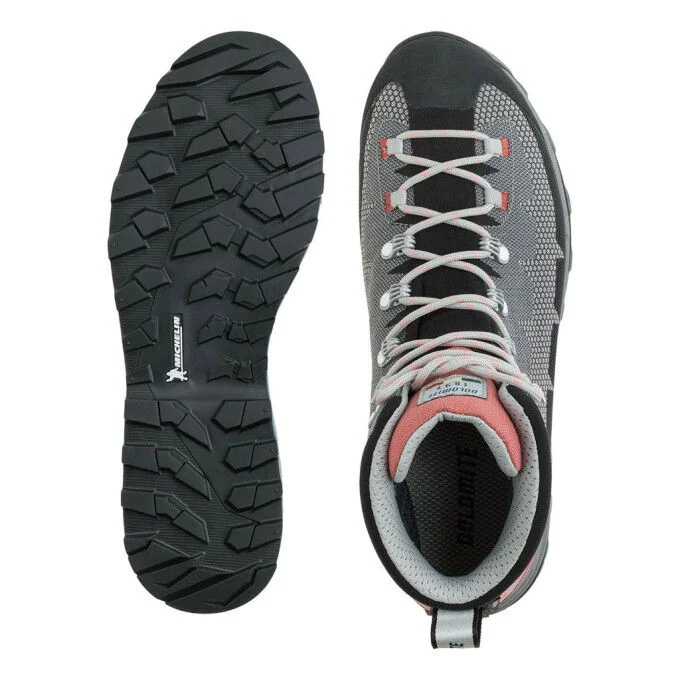 Chaussures Dolomite W’S STEINBOCK WT GTX 2.0 Pewter Grey/Coral Red – Image 2