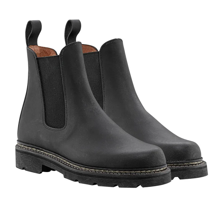 Chaussures en Cuir Aigle Quercy Noir – Confort et Robustesse – Semelle Antidérapante – Pour Chasse et Outdoor