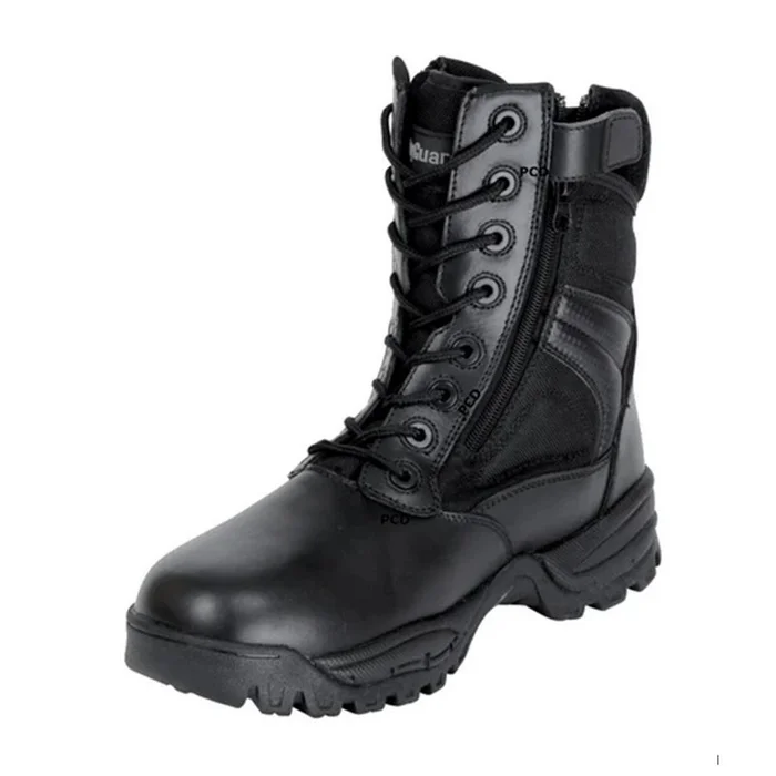 Chaussures Homme Mégatech Cityguard Intervention Rangers Double Zip Noires