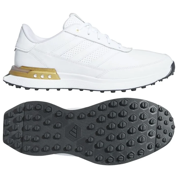 Chaussures sans crampons adidas S2G SL Leather 24 White White Gold Met