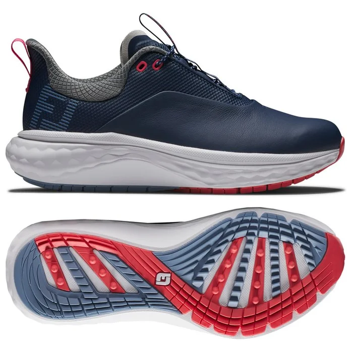 Chaussures sans crampons Footjoy Quantum Women Navy White Pink