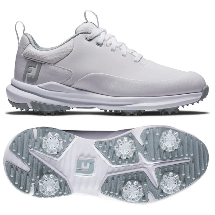 Chaussures sans crampons Footjoy Women&rsquo;s Tour Rival White White Grey