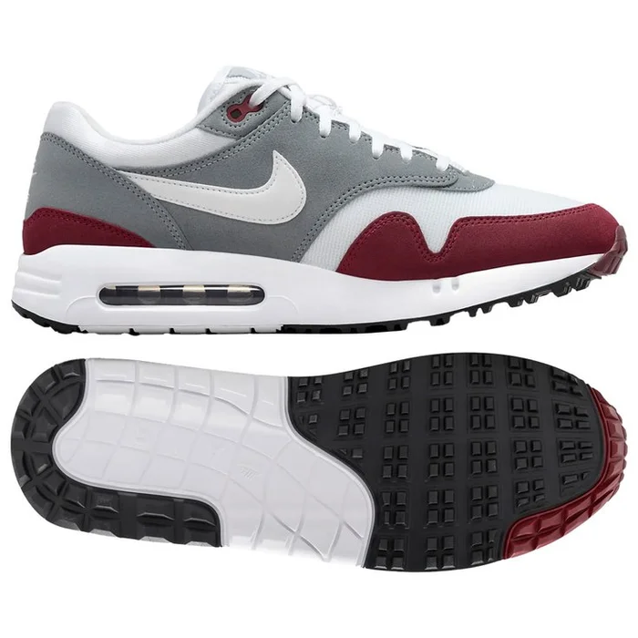 Chaussures sans crampons Nike Air Max 1 86 Og G Team Red White Cool Grey Black