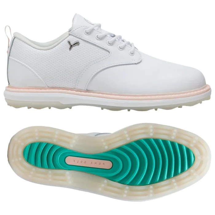 Chaussures sans crampons Puma Golf Avant 2 White Island Pink