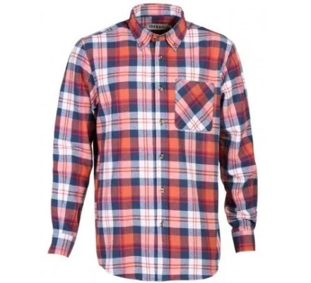 Chemise à carreaux Gordes rouge PERCUSSION