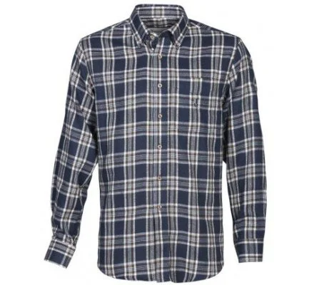 Chemise à manches longues Lorraine bleu PERCUSSION