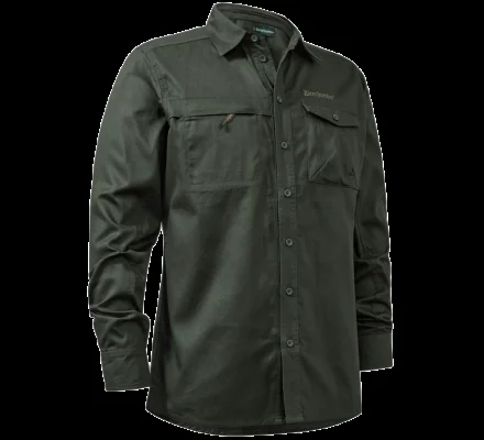 Chemise Atlas manches longues verte DEERHUNTER