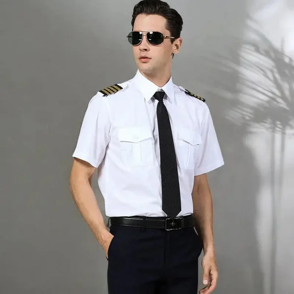 Chemise blanche militaire