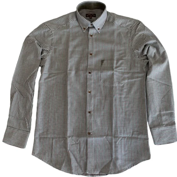 CHEMISE PETIT CARREAUX VERT FONCE