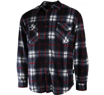 Chemise polaire à carreaux bleueTreeland