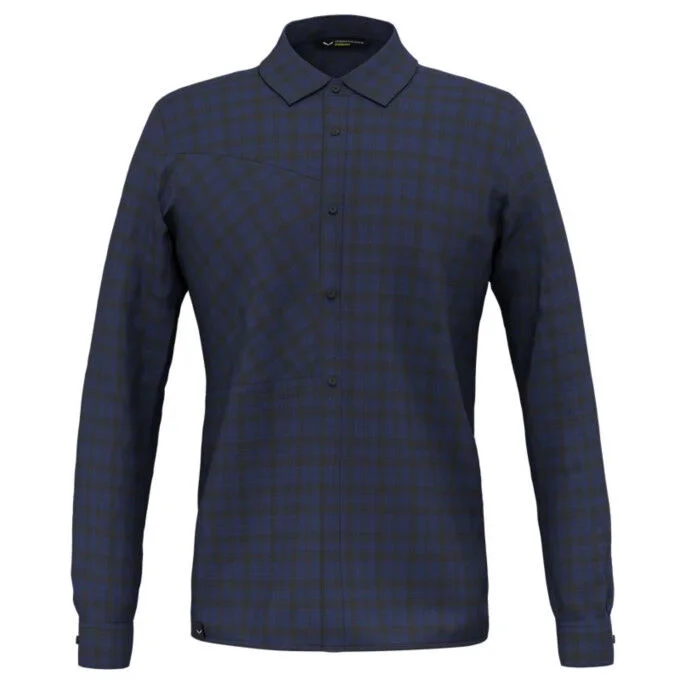 CHEMISE SALEWA FANES FLANNEL 5PL- NAVY/BLACK OUT