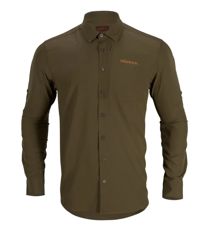 Chemise Trail verte Harkila