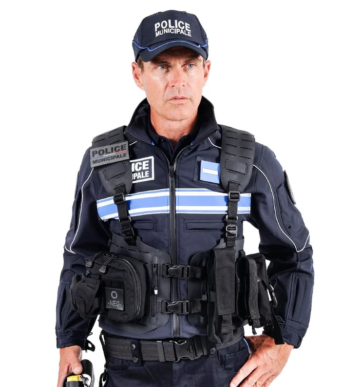 Chest rig – harnais de poitrine Police Municipale – Noir