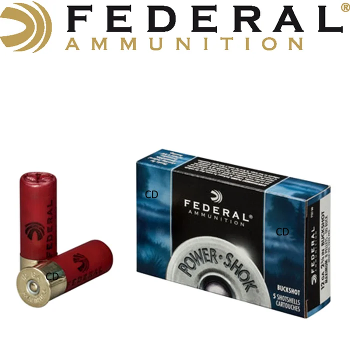 CHEVROTINES FEDERAL POWER SHOK 12 /70 12 GRAINS 42G PAR 5